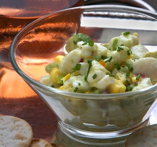 A great summer treat, halibut ceviche. Photo by Donna Turner Ruhlman.