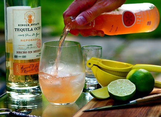 The refreshing Paloma: tequila, lime, grapefruit soda. Photo by Donna Turner Ruhlman.