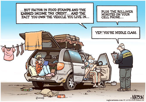 Measuring poverty cartoon