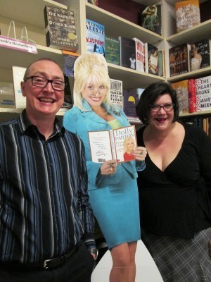 I thought she'd be taller somehow. We had to put her on a step-stool.