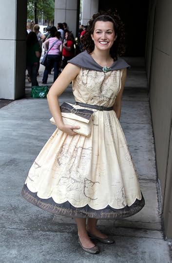 Map of Middle Earth dress