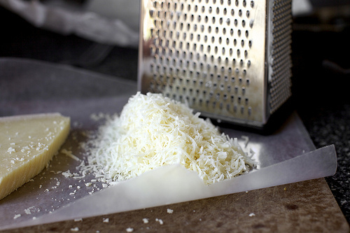 parmesan, a heap of it