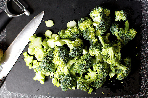 chopped broccoli