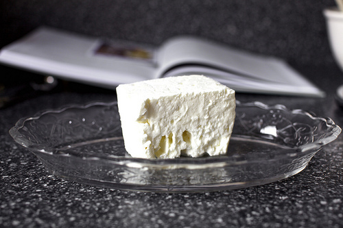 a big block of bulgarian feta