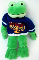 Hanukkah Wishes from Frankie Frog