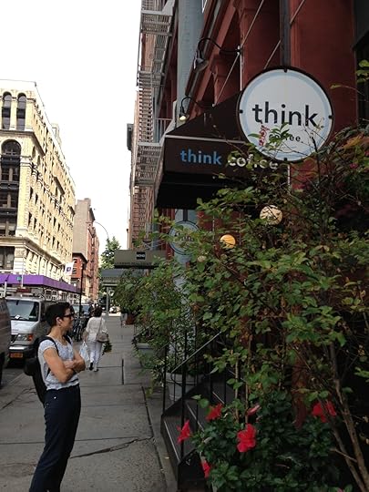 Think Coffee on 3rd and Mercer is by far the best café I've discovered in <br />the NYU area (in the wider vicinity of West Village, Café Minerva gets an <br />honorable mention). It's somewhat famous in NYC start-up/tech circles as <br />where many of the ideas behind Foursquare (including the mayorship concept) <br />were conceived.