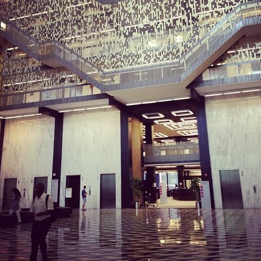 Probably my favorite NYU building: Bobst Library. I can envisage myself <br />spending a lot of time here.