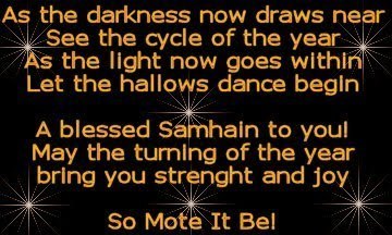 Samhain Blessing