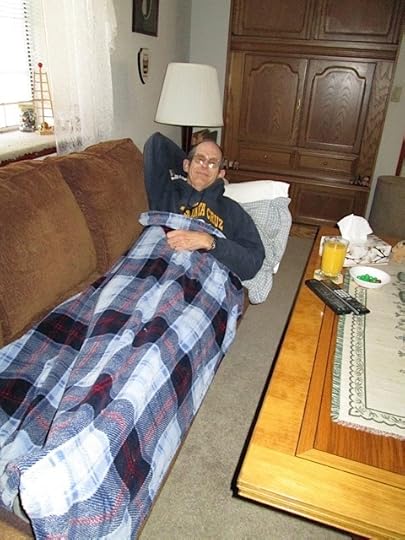 Caring for Gwynly with his Cold