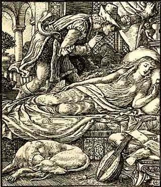 Little Briar Rose by Walter Crane