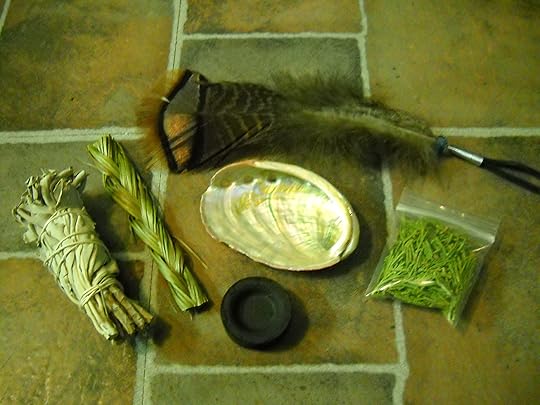 Items for Smudging CeremonyCopyright G G Collins