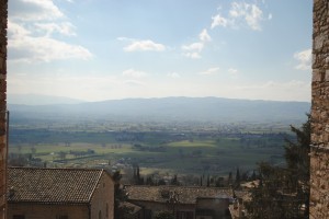 Blue skies over Umbria