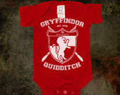 Gryffindor Quidditch Baby Onesie - VoltNein