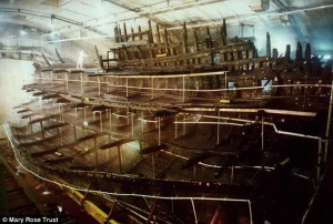 Remains of the Mary Rose 