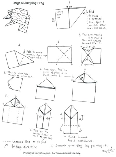 origami frog tutorial