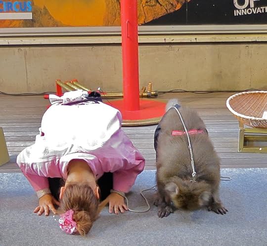 And because he's a Japanese monkey, a deep bow at the end.