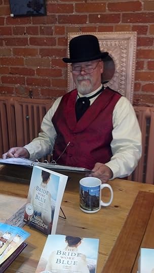 Bob looking dapper for a book signing at Glen Eyrie in Colorado Springs.