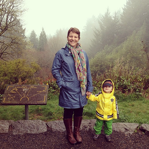 Aaand the rain and cold is back in the NW. Hello from Portland where Spring snuck back under the covers.