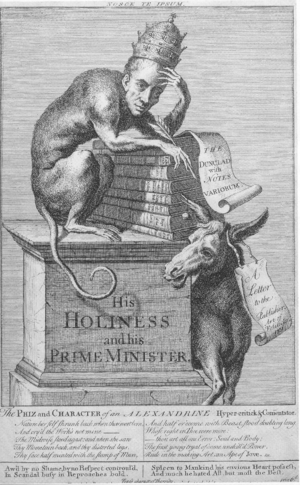 One of the scabrous satirical prints directed ...