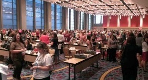 The Literacy Autographing! WOW! So many FANS!