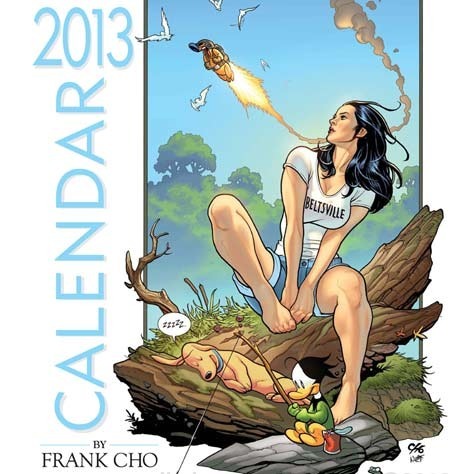 FRANK CHO 2013 Liberty Meadows calendar cover