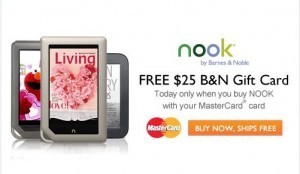 Great Nook Deal (Get a $25 Gift Card when you order a Nook)