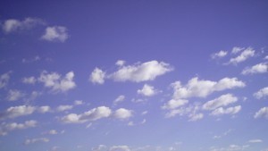 high in sky