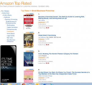 Captureamaz 300x276 My Franchise Book Just Hit Number 1 On Amazon.com