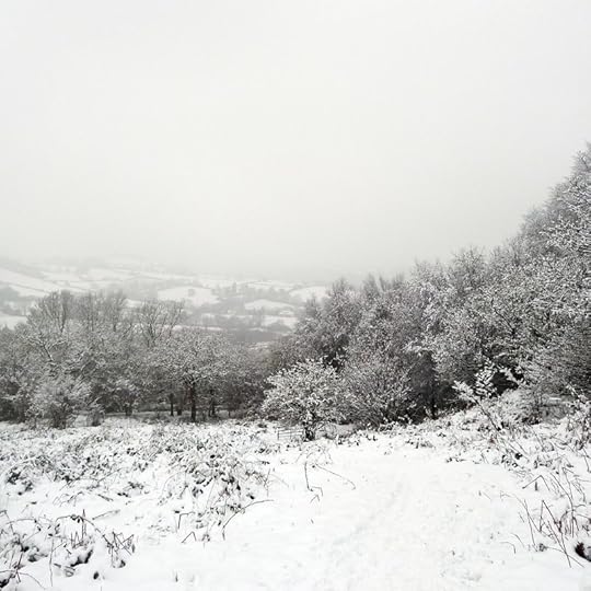 The valley below