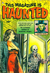 Cover of "This Magazine is Haunted" (# 5): A typical example of horror comics that led to the War on Comics & the Comics Code