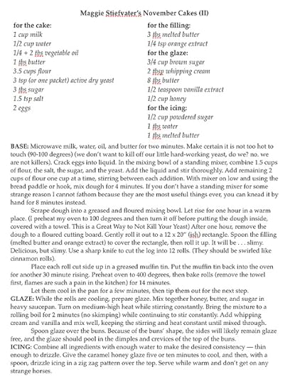 November Cakes Recipe II