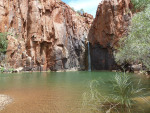 Python pool Millstream National Park.