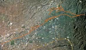 Map of Acequia Madre in Santa Fe, Creative Commons