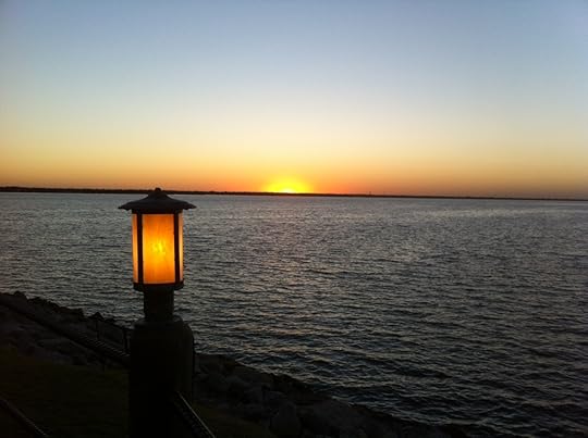 Sunset at Red Rock Canyon Grill 100513