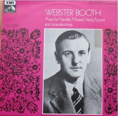 Webster Booth on LP cover 