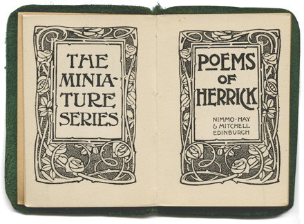 Poems of Herrick book