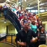 Authors poured in to the mass book signing on the SHU campus.