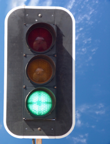 Green traffic light