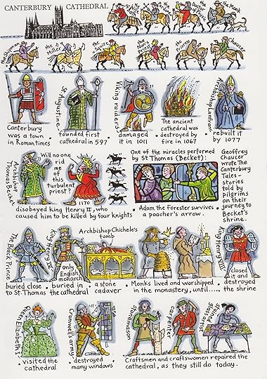 Canterbury cathedral and its pilgrims
