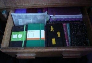 My notebook drawer. Problem, what problem?