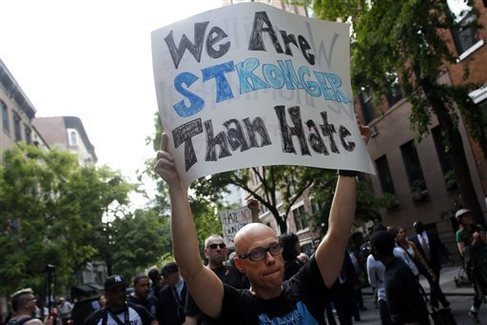 New Yorkers refuse to be terrorized by spate of anti-gay hate crimes.