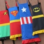 superheros aprons