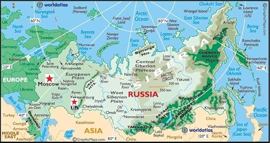 Map of Russia Ufa