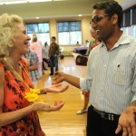 Terry Farish and interpreter Nilhari Bhandari