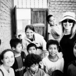 Hanging with the kids in the barrio...