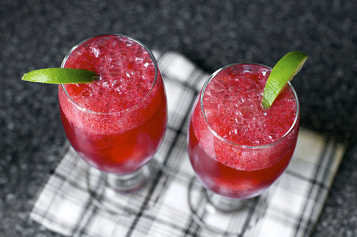 blackberry gin fizz