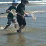 Fun with new friends.