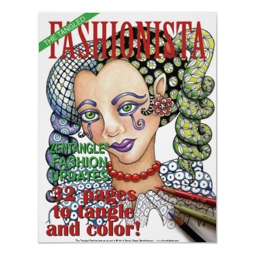 Tangled Fashionista cover poster zazzle_print