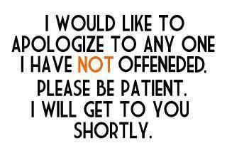 The joy of offending