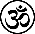 The Sanskrit letter Om for Michael Hiebert's book Darkstone: The Perfection of Wisdom